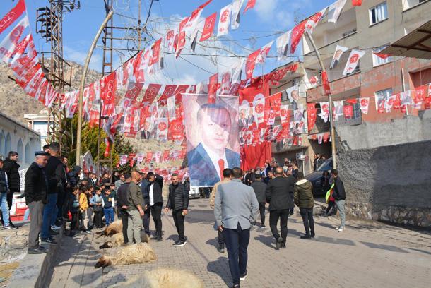 MHP Lideri Bahçeli için Cudi Dağı eteklerinde kurban kestiler