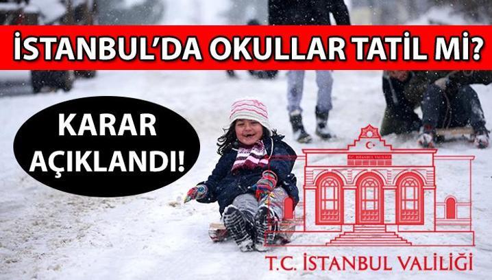 İSTANBUL KAR TATİLİ SON DAKİKA: 20 Şubat İstanbul'un tüm ilçelerinde okullar tatil mi? Anadolu, Avrupa Yakasındaki tüm ilkokul, ortaokul, liselere ara mı verildi?