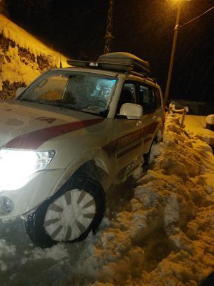 Rahatsızlanan diyabet hastası, arazi tipi ambulansla hastaneye ulaştırıldı