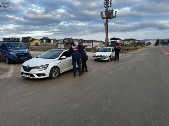 Eskişehir'de jandarma tarafından uygulama yapıldı