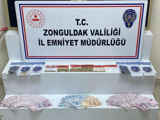 Zonguldak'ta uyuşturucu operasyonlarında 2 tutuklama