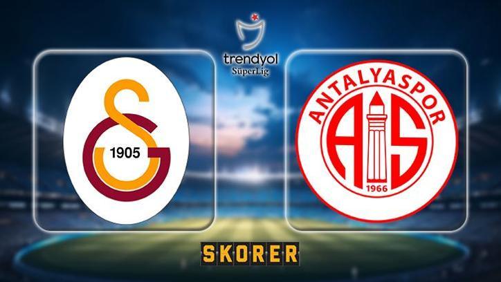 MUHTEMEL 11'LER NETLEŞTİ! Süper Lig Galatasaray-Antalyaspor maçı ne zaman, saat kaçta ve hangi kanalda?