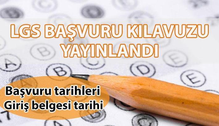 LGS BAŞVURU KILAVUZU YAYINLANDI📌 LGS başvuruları başladı mı, ne zaman başlayacak? 2025 LGS ne zaman?