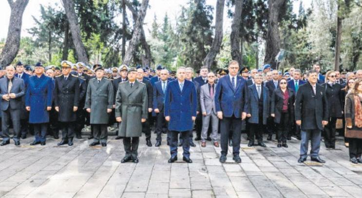 Çanakkale şehitleri unutulmadı