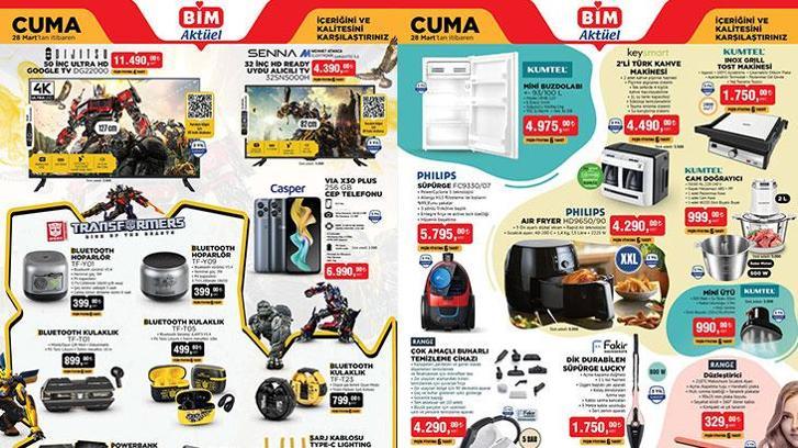 BİM 28 MART CUMA İNDİRİMLERİ! 🎈 BİM 25-28 Mart aktüel kataloglarında hangi ürünler satışa sunulacak? Cam Doğrayıcı, Düzleştirici, Buharlı Temizleme Cihazı, Hava Üflemeli Saç Şekillendirici...