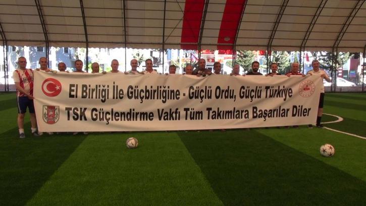 TSK Güçlendirme Vakfı yararına futbol turnuvası
