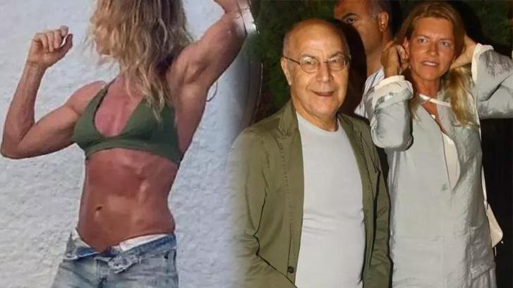 Mazhar Alanson'un eşi Biricik Suden'den kaslı poz! 'Yazacaklarınızı görür gibiyim'