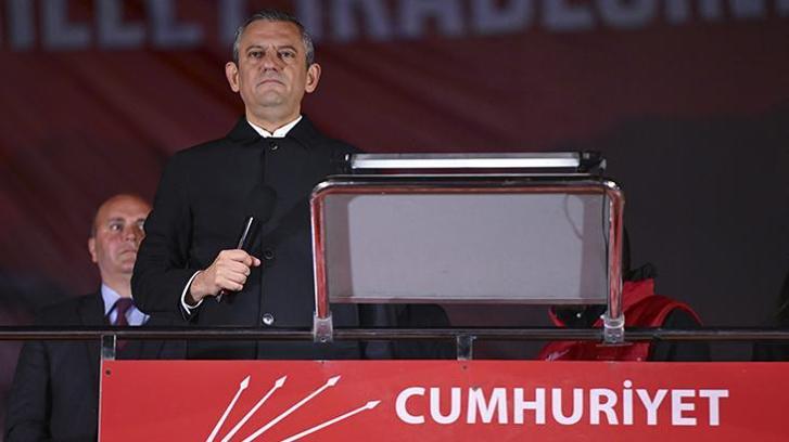 CHP Genel Başkanı Özel Başakşehir mitinginde konuştu