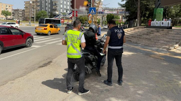 Mardin'de 1373 motosiklet denetlendi