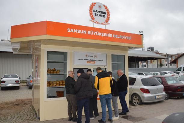 Havza’da "Samsun Ekmek" satış noktası açıldı
