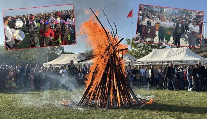 Tekirdağ'da Hıdrellez şenliği renkli görüntülere sahne oldu