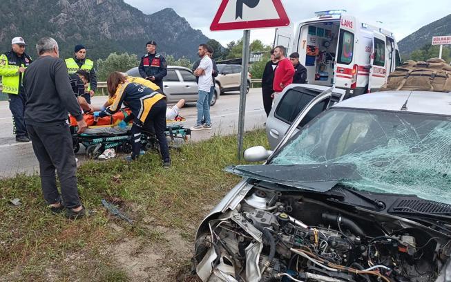 Bucak'ta Trafik Kazası: 1 Yaralı