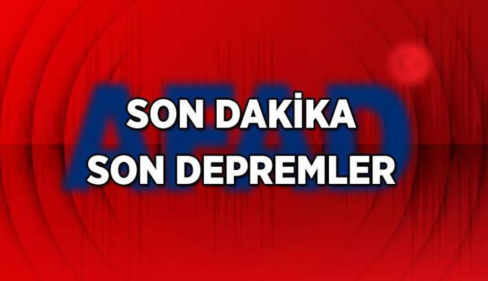 SON GÜNCELLEME > Son dakika deprem haberleri: Deprem mi oldu? AFAD ve Kandilli Rasathanesi'nin son depremler sayfası