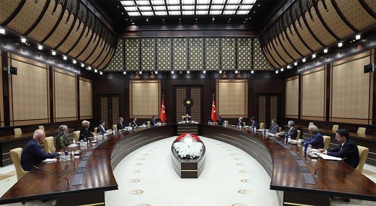 Erdoğan, Cumhurbaşkanlığı Politika Kurullarının başkanvekillerini kabul etti