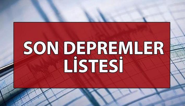SON DEPREMLER LİSTESİ 17 MAYIS 2025 | Şimdi deprem mi oldu? Az önce deprem nerede, kaç şiddetinde oldu? AFAD-Kandilli Rasathanesi son depremler listesi