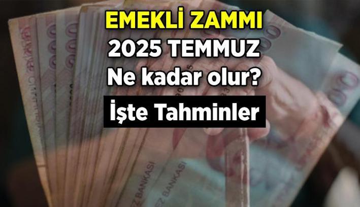 Emekli zammı Temmuz 2025 ne kadar, ne zaman belli olacak? 4 Aylık enflasyon farkına göre emekli maaşı zam oranı yüzde kaç?