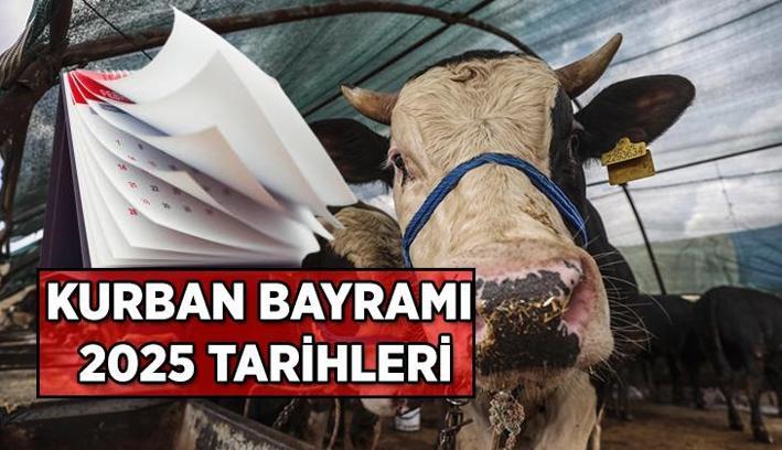 Kurban Haberleri 🐂 4 Günlük Kurban Bayramı tarihi ne zaman? 2025 Kurban Bayramı'na kaç gün kaldı, bayram tatili kaç gün olacak?