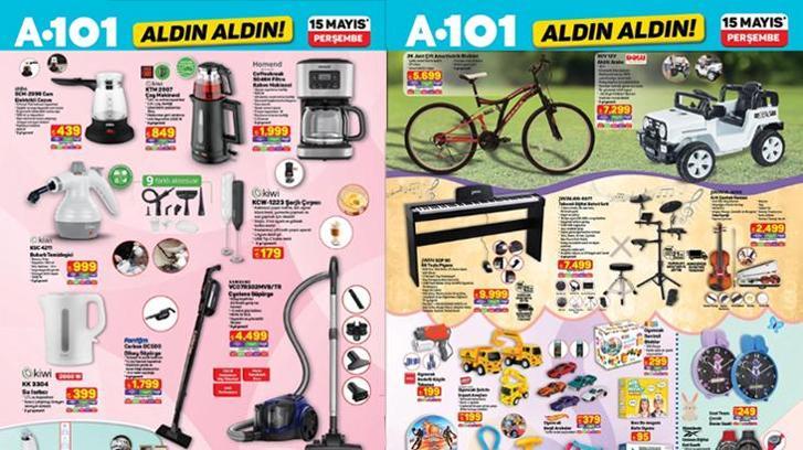 A101 AKTÜEL İNDİRİMLERİ 22 MAYIS! A101 Aldın Aldın 22 Mayıs aktüel kataloğunda bu hafta hangi ürünler satışa çıkacak? Mama Kabı, Su Çeşmesi, Evcil Hayvan Elektrik Süpürges ve Tüy Kurutma Bakım Seti, Cam Su Isıtıcı, Şarjlı Su Pompası...