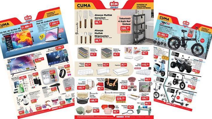 23 MAYIS BİM KATALOĞU YARIN SATIŞA ÇIKIYOR! 📍 BİM 23 Mayıs Cuma aktüel kataloğunda bu hafta hangi ürünler satışa çıkacak? Akıllı Bileklik, Cep Telefonu, Buharlı Temizleyici, Bluetooth Hoparlör...