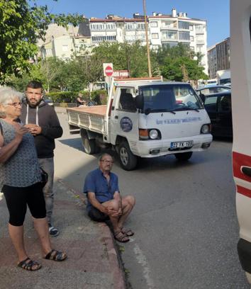Edirne'de kamyonetin yaya yaralandı
