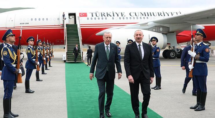 Cumhurbaşkanı Erdoğan'ın Azerbaycan ziyareti sona erdi ve yurda döndü