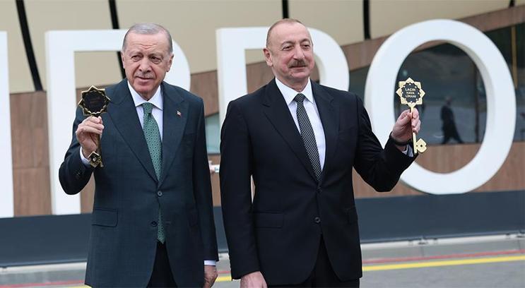 Cumhurbaşkanı Erdoğan'dan Laçın Havalimanı paylaşımı