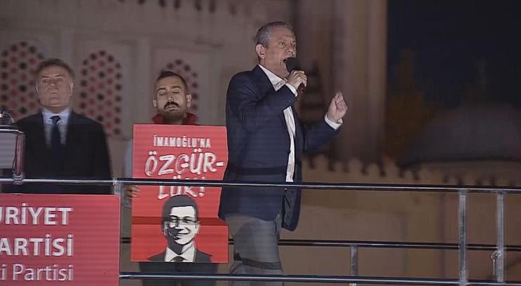 CHP Lideri Özgür Özel Esenler mitinginde konuştu