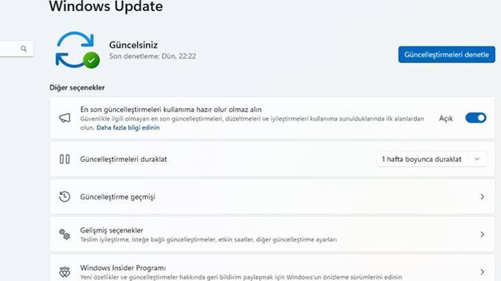 Windows Update ile birlikte tüm uygulamalar ve sürücüler de güncellenecek