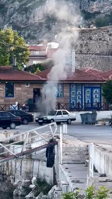 Seyir Halindeyken Yanan Otomobil