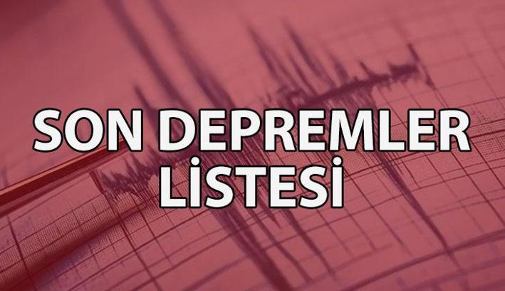 SON DEPREMLER LİSTESİ 1 HAZİRAN 2025 | Az önce deprem mi oldu? Kandilli Rasathanesi/AFAD en son nerede, kaç şiddetinde deprem oldu?