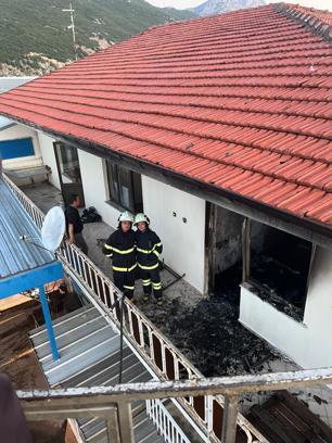 Eğirdir'de iş yeri yangını