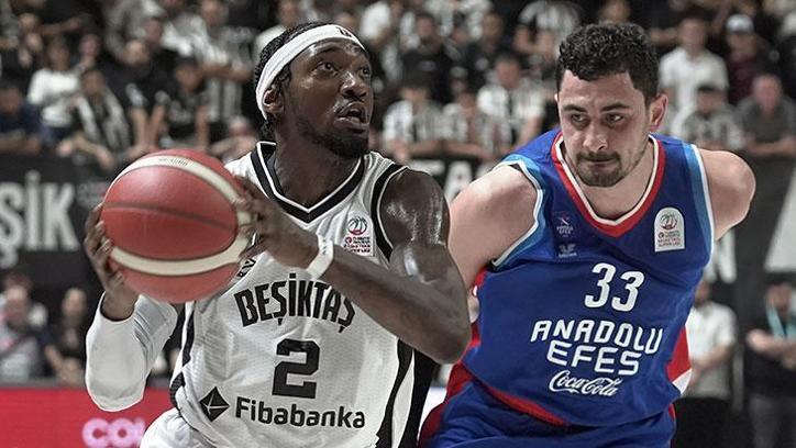 Beşiktaş, Anadolu Efes'i geçti! Fenerbahçe ile eşleşti
