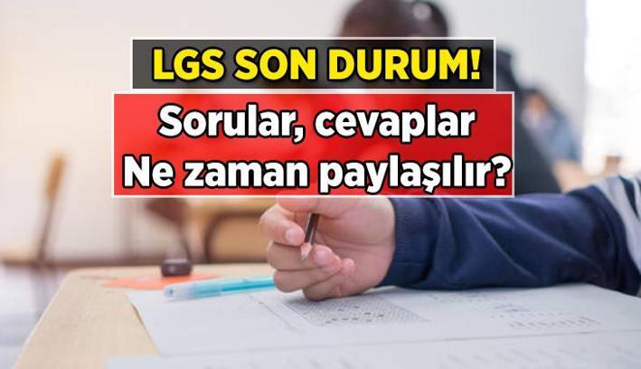 Gözler meb.gov.tr 'de 💻 LGS soruları ve cevapları açıklandı mı, ne zaman açıklanacak? 2025 LGS puanı nasıl hesaplanır, LGS sonuçları ne zaman duyurulacak?