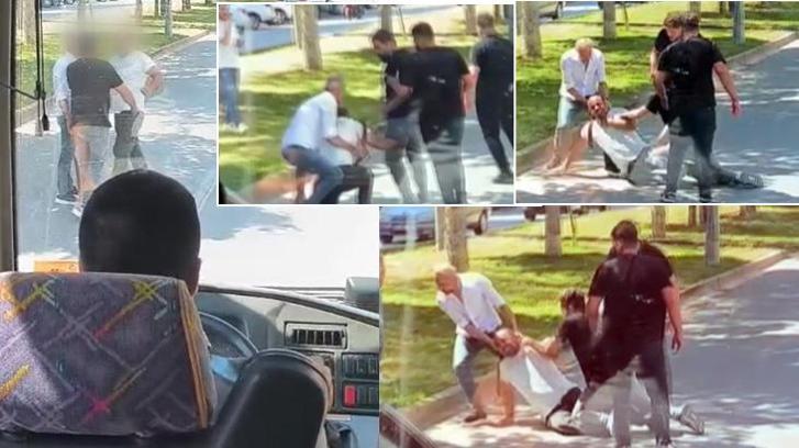 Sokak ortasında kan donduran vahşet! Kemerle boğazını sıkıp boğmaya çalıştı