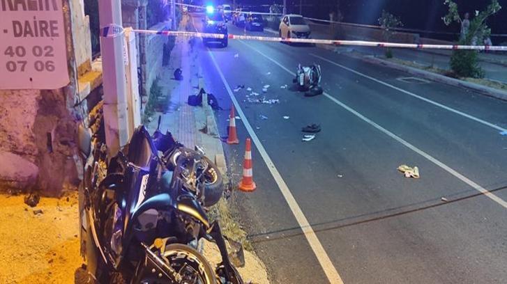 Bodrum'da feci kaza! Aynı istikamete giden iki motosiklet çarpıştı: 2 ölü