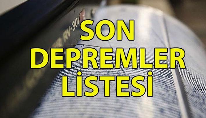 SON DAKİKA SON DEPREMLER 23 HAZİRAN 📌 Az önce deprem mi oldu? En son deprem nerede oldu? AFAD/Kandilli son depremler listesi