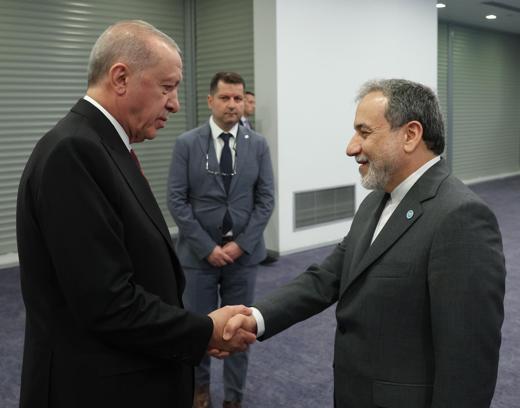 İstanbul- Cumhurbaşkanı Erdoğan, İran Dışişleri Bakanı Abbas Arakçi'yi kabul etti