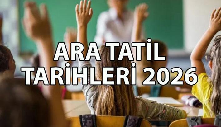 2025-2026 ara tatil tarihleri 🚩 Birinci dönem ara tatili ne zaman? MEB okullarda ara tatil takvimi