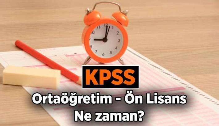 KPSS Ortaöğretim (lise) ve Ön Lisans ne zaman? Lise ve ön lisans mezunları KPSS'ye ne zaman girecek, bu yıl sınav yok mu?