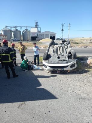 Nevşehir'de otomobil devrildi: 5 yaralı