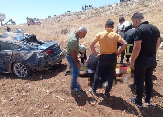 Gercüş'te otomobil takla attı: 2 yaralı