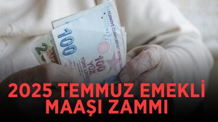 EMEKLİ MAAŞ ZAMMI 2025 HESAPLAMASI | SSK, BAĞ-KUR emekli zammı ne kadar olacak? Temmuz 2025 emekli maaş zam oranı yüzde kaç olur?