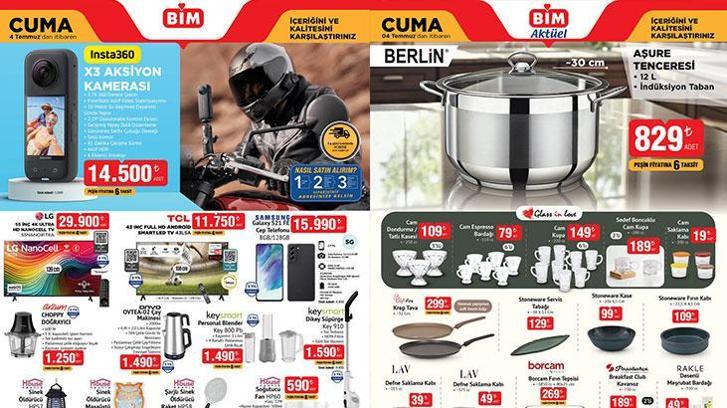 TEMMUZ AYI İLK BİM AKTÜEL KATALOGLAR! 1-4 Temmuz BİM aktüel kataloğunda bu hafta hangi ürünler satışa çıkacak? Aksiyon Kamerası, Samsung Cep Telefonu, Şarjlı Sinek Öldürücü...