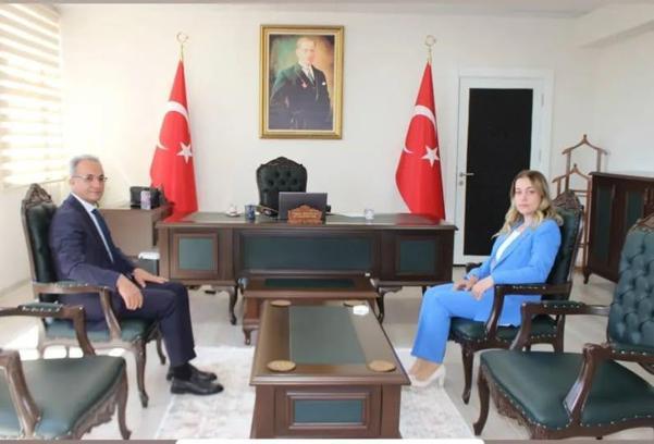 Ağın Belediye Başkanı Çakar'dan Kaymakam Yılmaz'a ziyaret