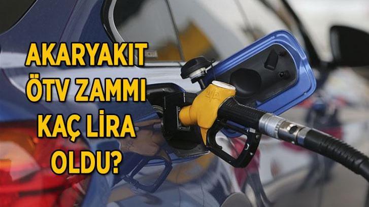 AKARYAKITA ÖTV ZAMMI GELDİ Mİ? 3 Temmuz Benzin ve Motorine ÖTV zammı geldi mi, kaç lira zam gelecek? Güncel akaryakıt fiyatları...