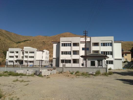 Keban'da emniyet lojmanlarının inşa çalışmaları sürüyor