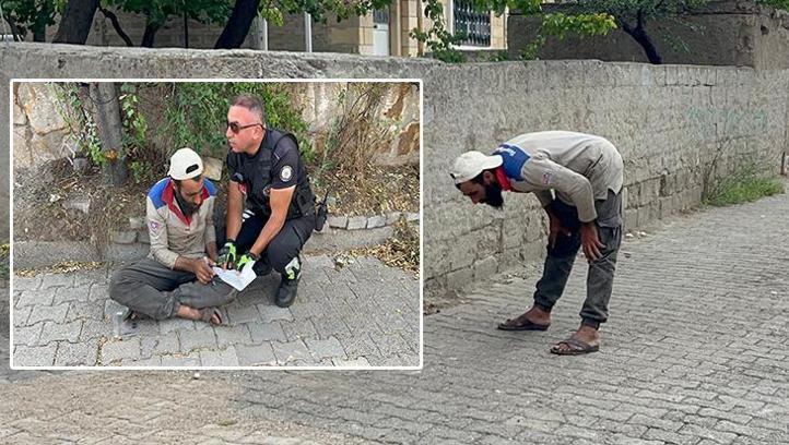 Polise yakalanınca namaza durdu! Motosiklet sürücüsü cezadan kurtulamadı