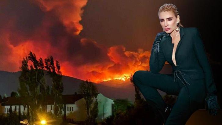 İzmir'deki yangın felaketinde Bilge Öztürk'ün sörf okulu küle döndü! Facia anlarını paylaştı