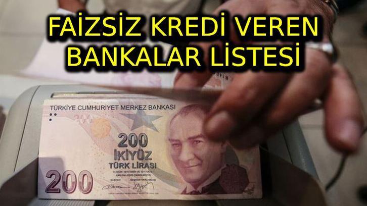 Faizsiz Kredi Veren Bankalar 2025 Temmuz: Hangi banka ne kadar 0 faizli kredi veriyor? Akbank, İş Bankası, Denizbank, Garanti, QNB TEB Faizsiz Kredi Kampanyası