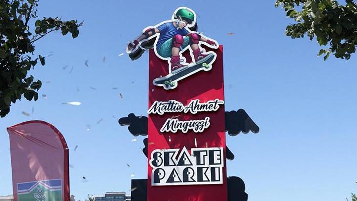 Bakan Bak, 'Mattia Ahmet Minguzzi Skate Parkı’ açılışına katıldı